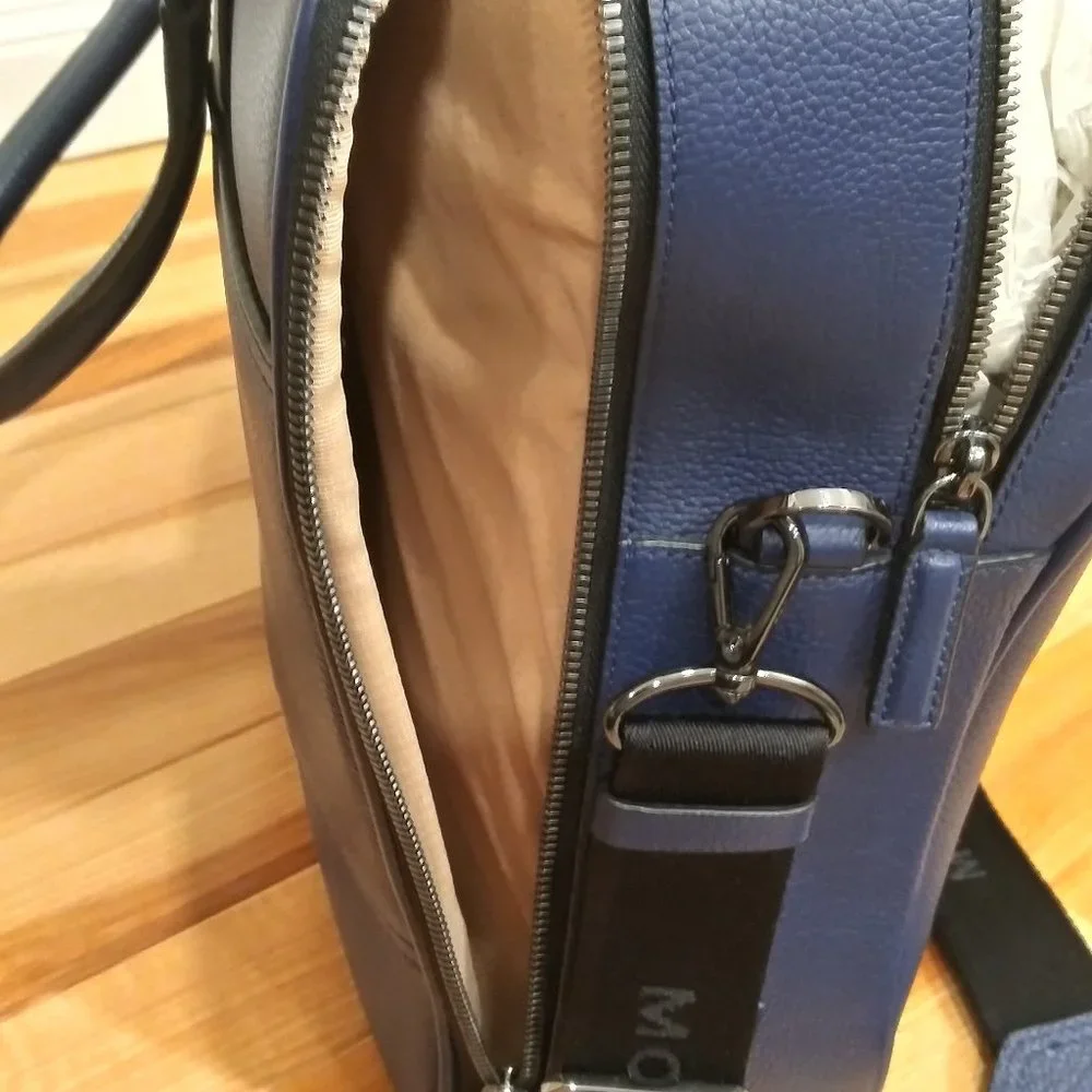 MCM Zip Briefcase/Messenger Bag
